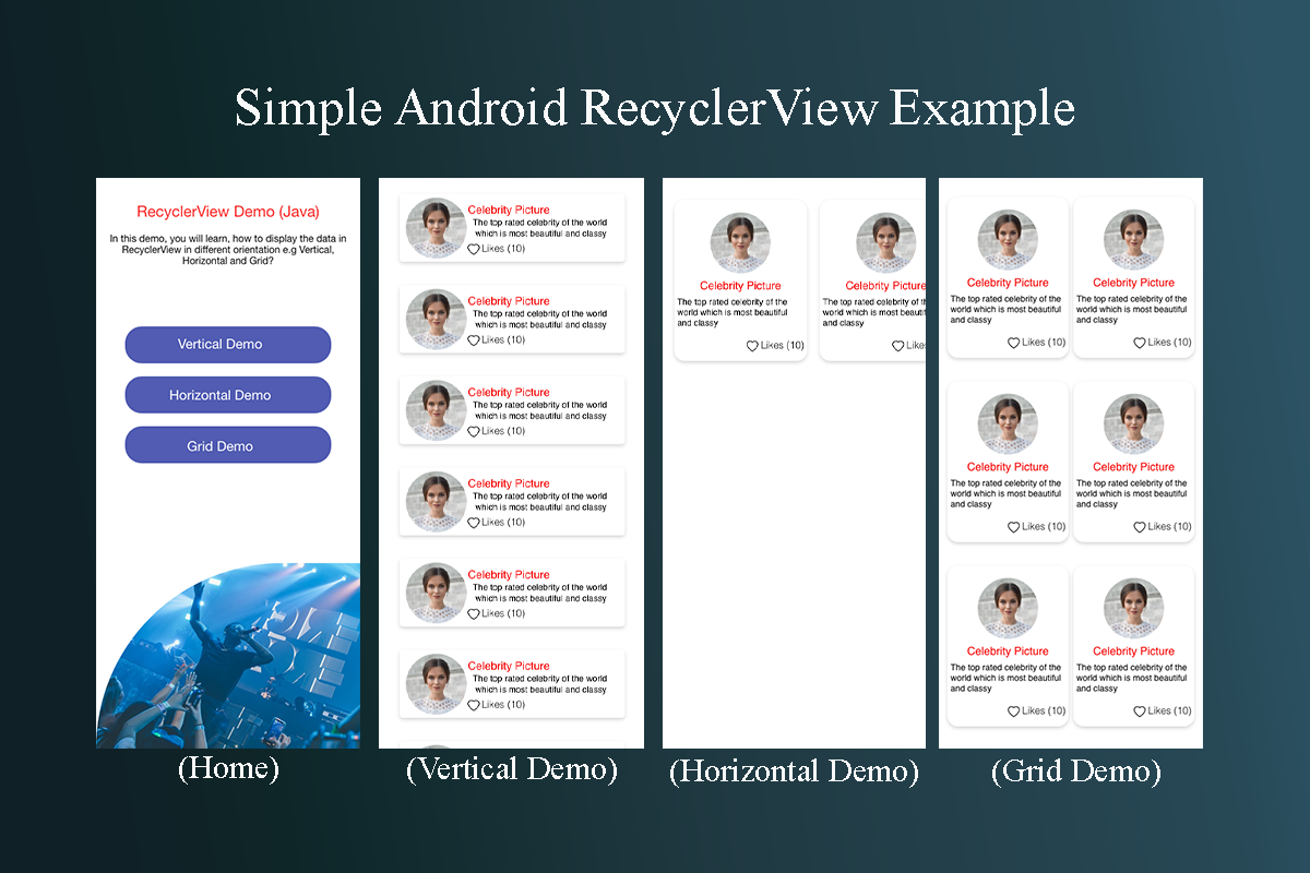 Simple Android RecyclerView Example - ProCodeGuru